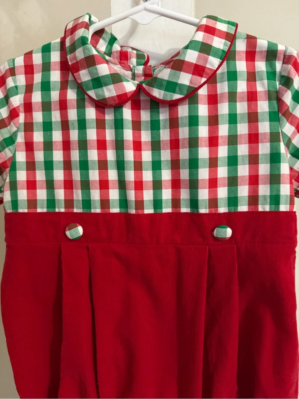 The Smocking Place Holiday Romper